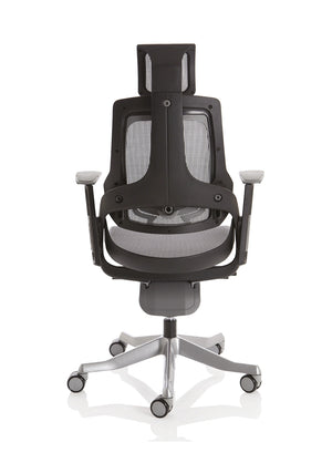 Zure High Back Black Shell Executive Office Chair With Arms KCUP1281 4