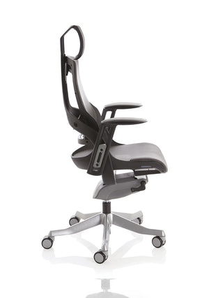 Zure High Back Black Shell Executive Office Chair With Arms KCUP1281 6