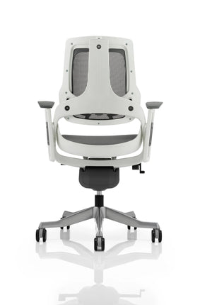 Zure High Back White Shell Executive Office Chair With Arms EX000111 4