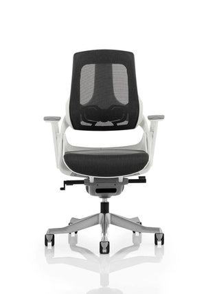 Zure High Back White Shell Executive Office Chair With Arms EX000111 5