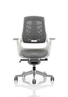 Zure High Back White Shell Executive Office Chair With Arms EX000112 4