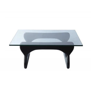 Elite Rectangular Glass Coffee Table With Black Base Rear View 1599576197