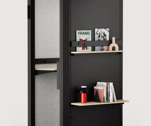 Mute Library Shelf Accessory For Phone Booth And Meeting Pod